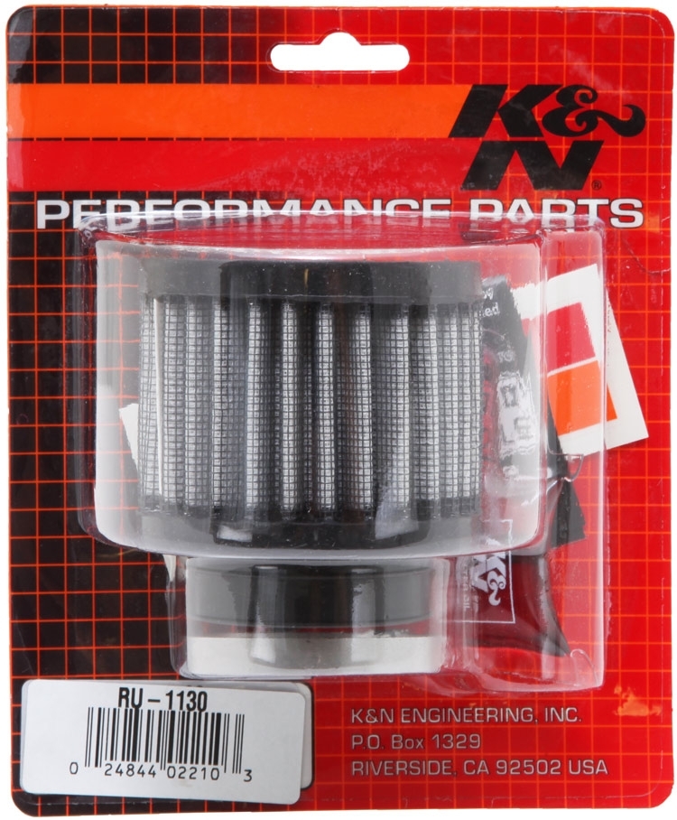K&N UNIVERSAL Sport Luftfilter RU-1130 Flansch 43 mm Rund & Gerade