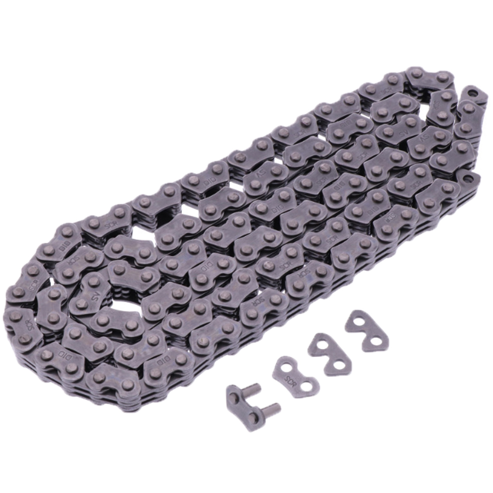 DID SCR0409 SV/114 Steuerkette für Kawasaki KX Suzuki RMZ Gas Gas EC 250 offen + Schloss
