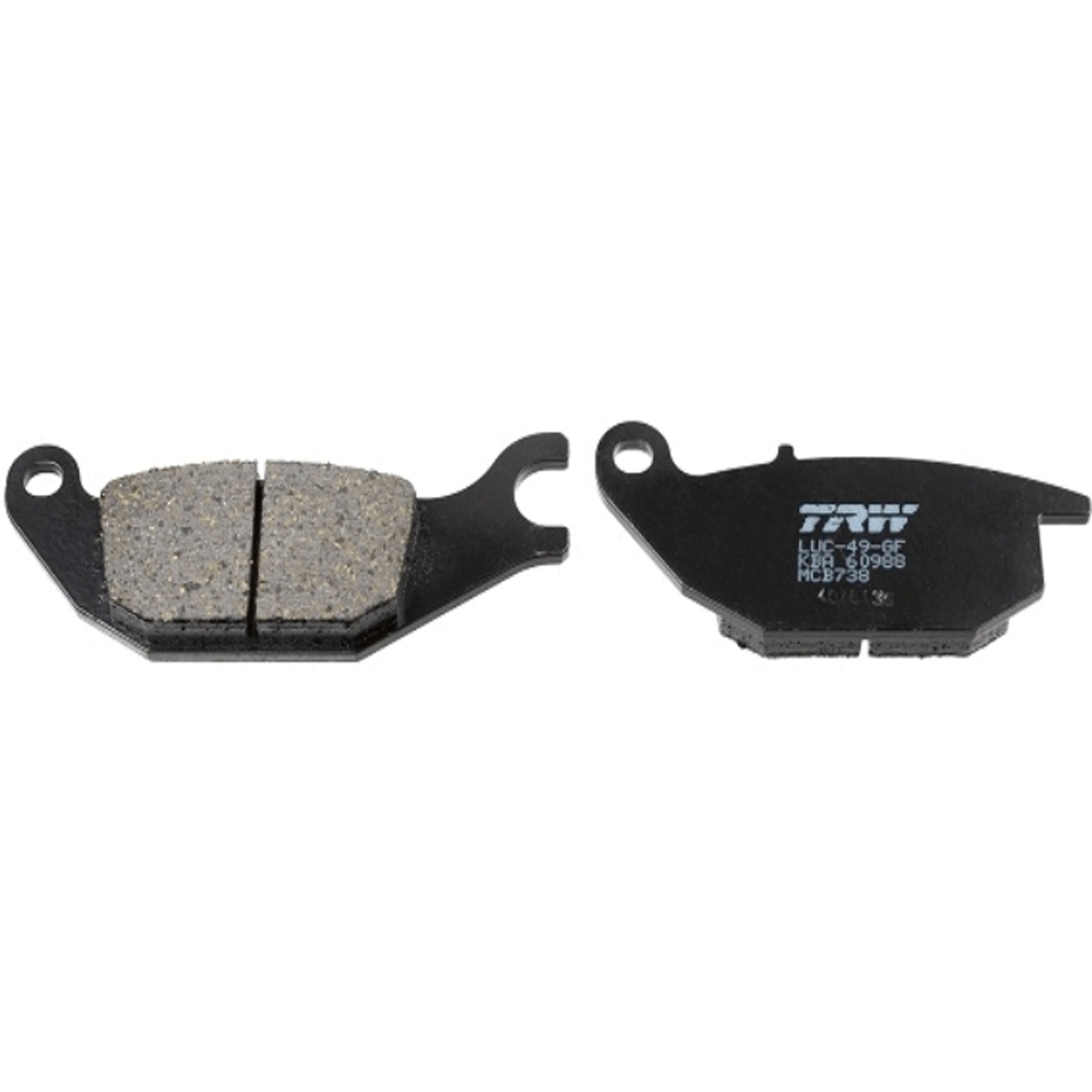 TRW MCB738 Bremsbeläge hinten für Honda XL125 V Varadero CBR125 R RW RS Repsol