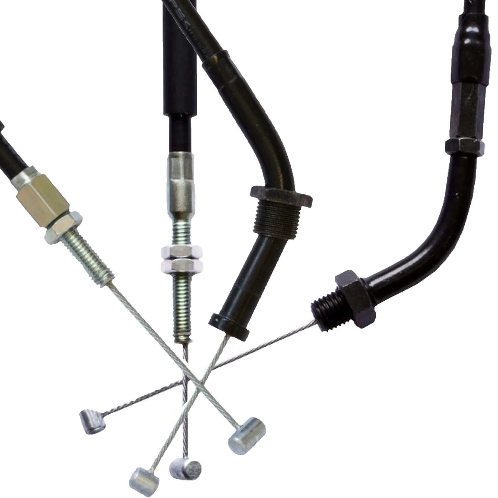 Gaszug Satz für Honda XBR 500 (S) Gussrad PC15 1985 - 1989 Öffner A + Schließer  B