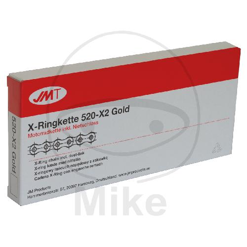 X-Ringkette offen & Nietschloss JMT 520-X2X090L GO-CLFZ