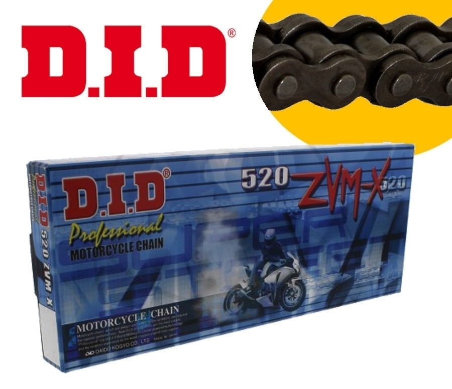DID X-Ringkette ZVMX 520 Teilung 106 Glieder endlos / geschlossen DID520ZVMXX106LE
