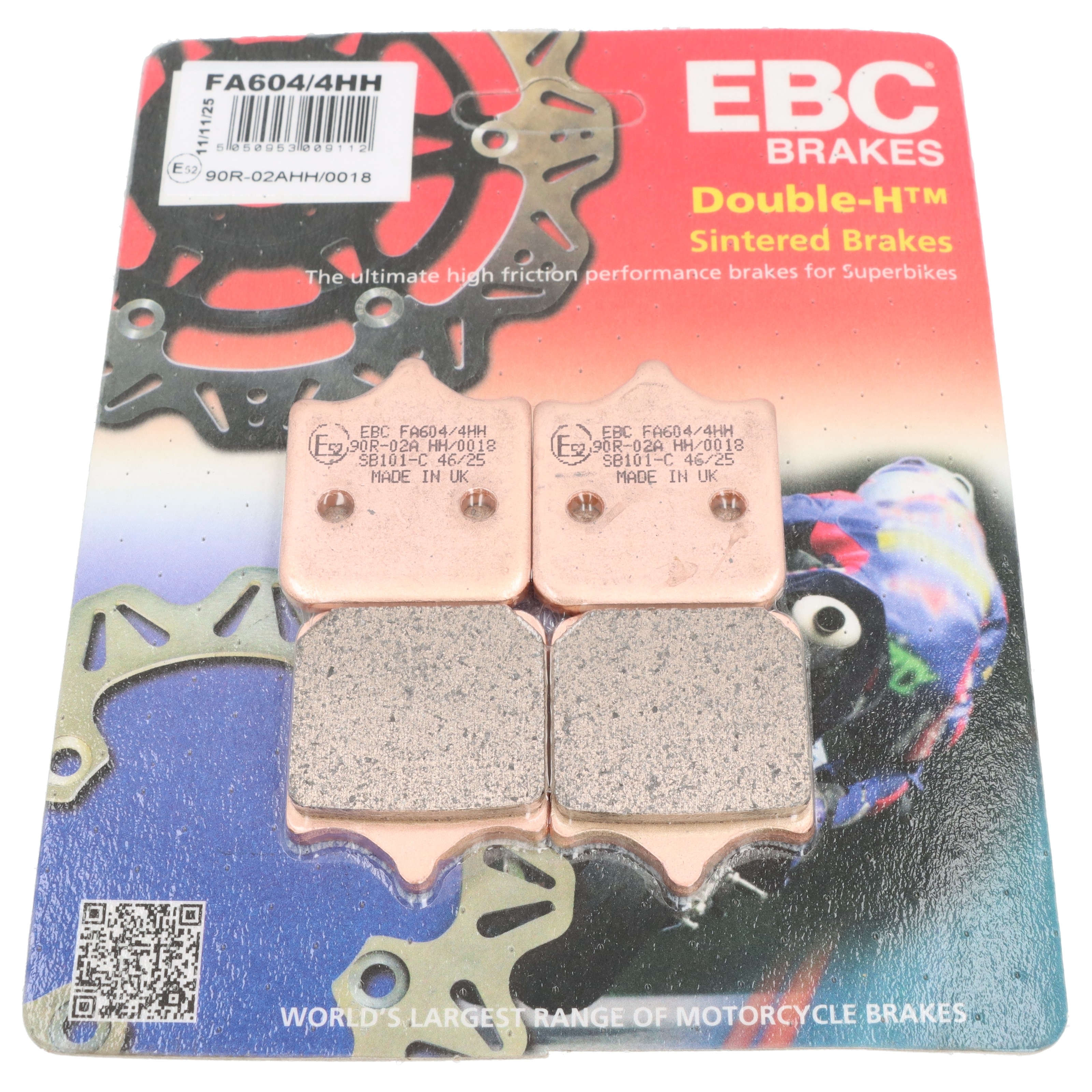 EBC Bremsbeläge FA604/4HH für BMW Triumph Sintermetallbelag