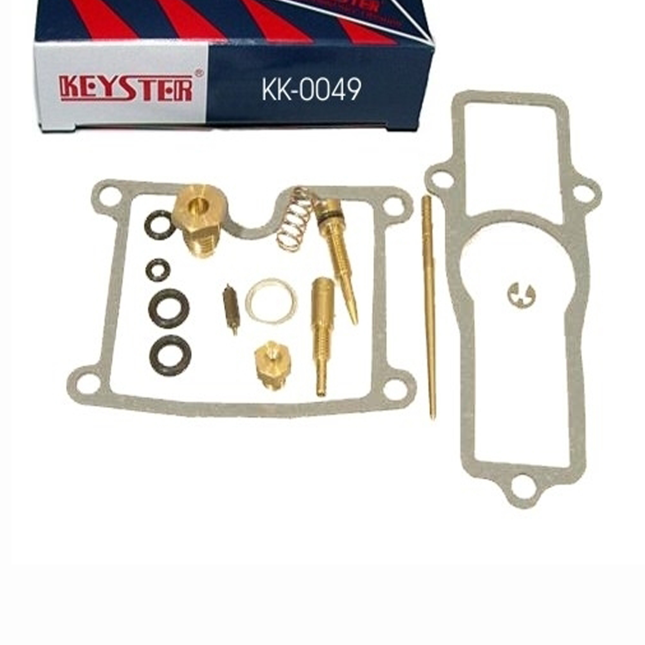 4x Keyster KK-0049 Vergaser Reparatursatz für Kawasaki Z550B 1981-1982 Z550C 1980-1982
