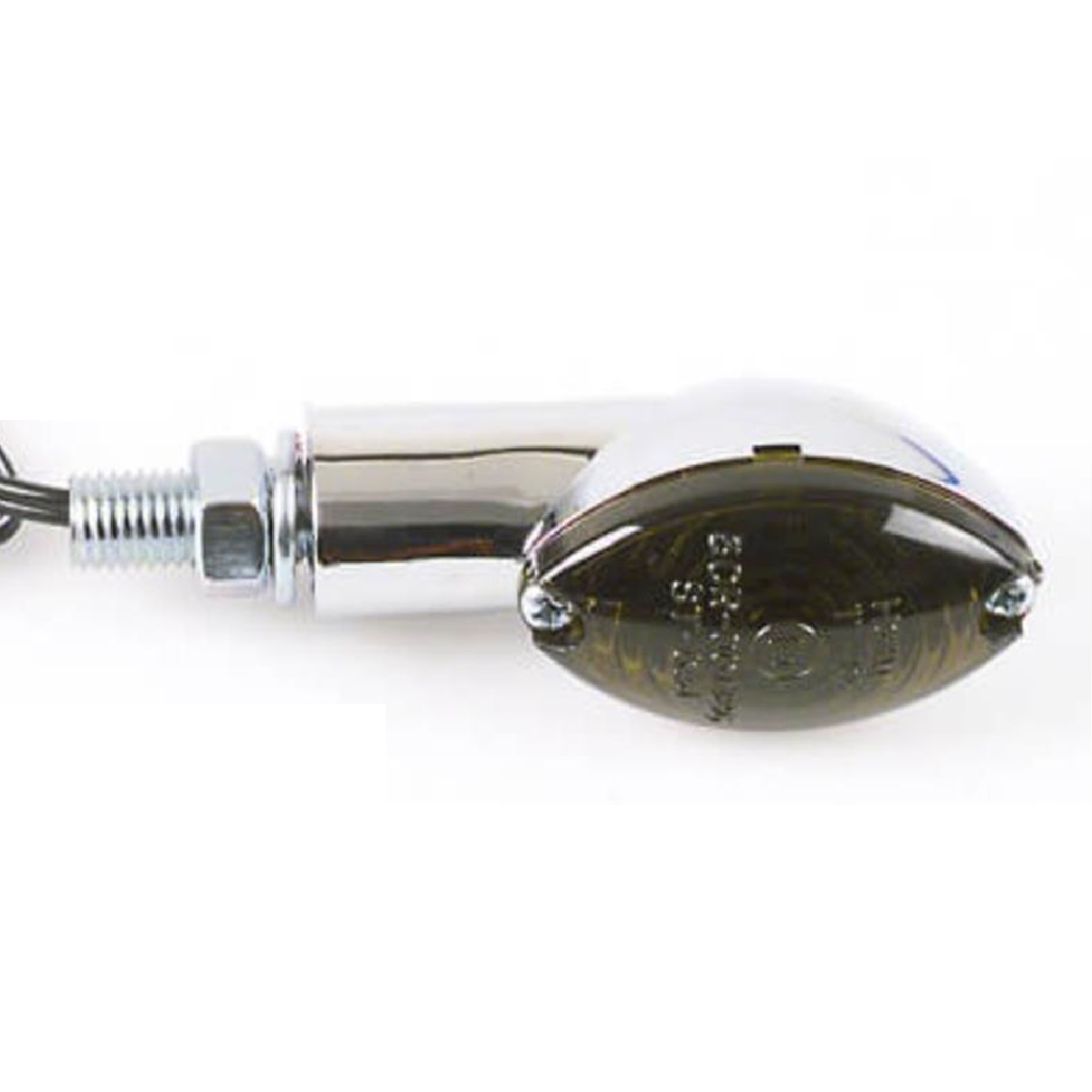 Highsider 203-426 Miniblinker Paar universal für verschiedene Fahrzeuge Cateye chrom M10