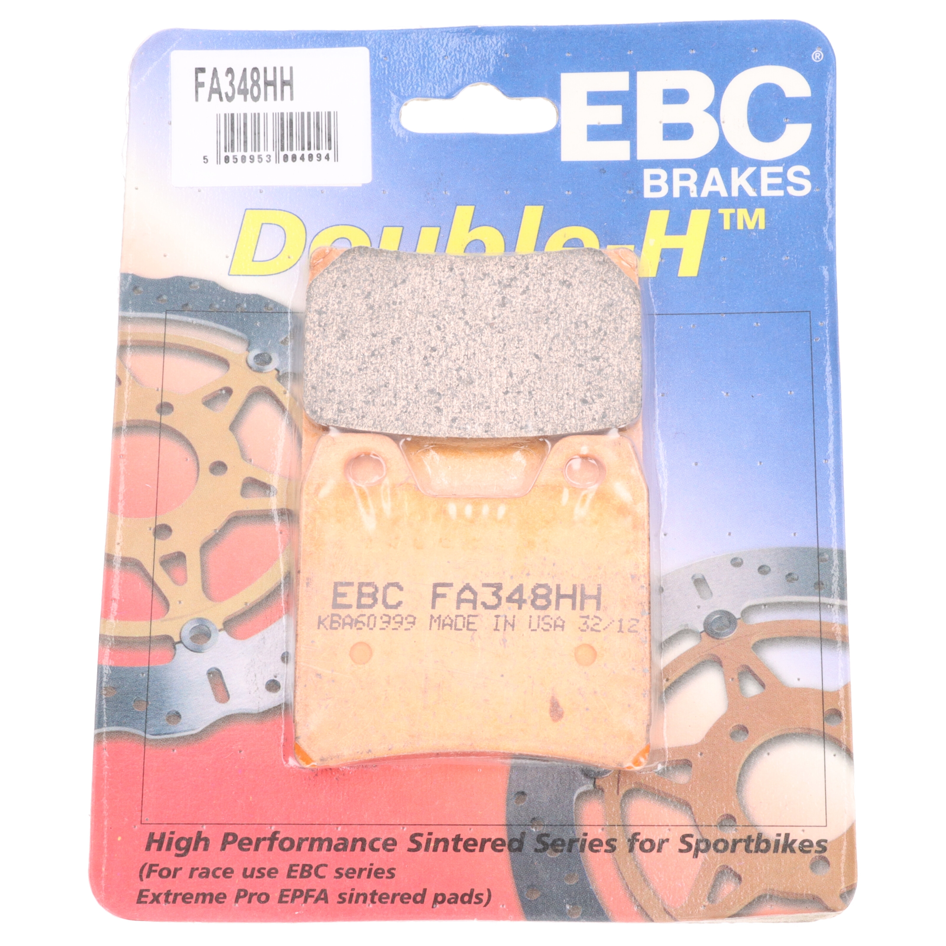 EBC FA348HH Sintermetall Bremsbeläge hinten für Yamaha FZS 1000 Fazer XJR 1300
