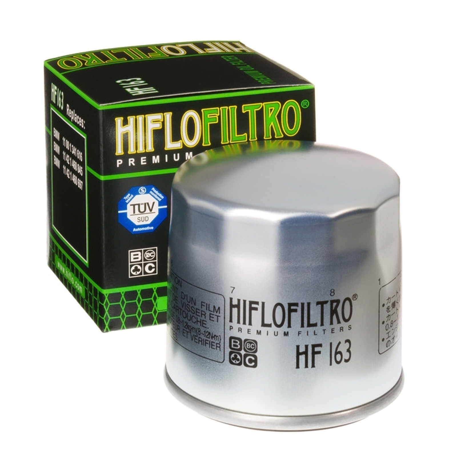 HIFLO HF163 Ölfilter für BMW K75 K100 K1100 K1200 K1 R850 R1100 R1150 R1200