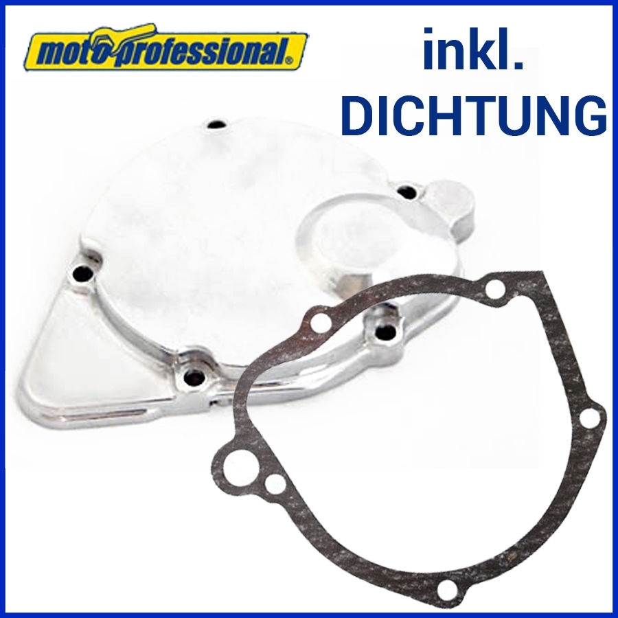 Motordeckel + Dichtung poliert rechts für Suzuki GSX 600 F GN72B GSX600 F