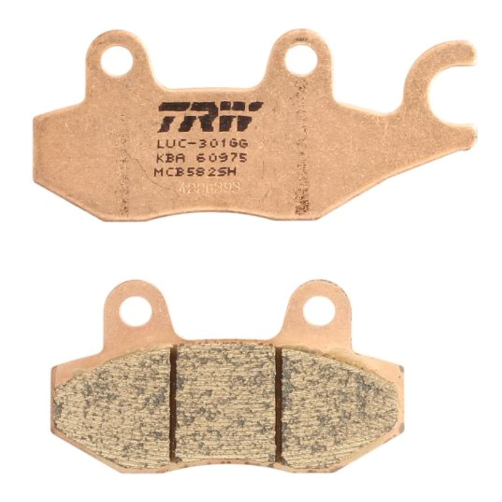 TRW MCB582SH Sintermetall Bremsbeläge hinten für Triumph America Bonneville Speed Triple Sprint Tiger
