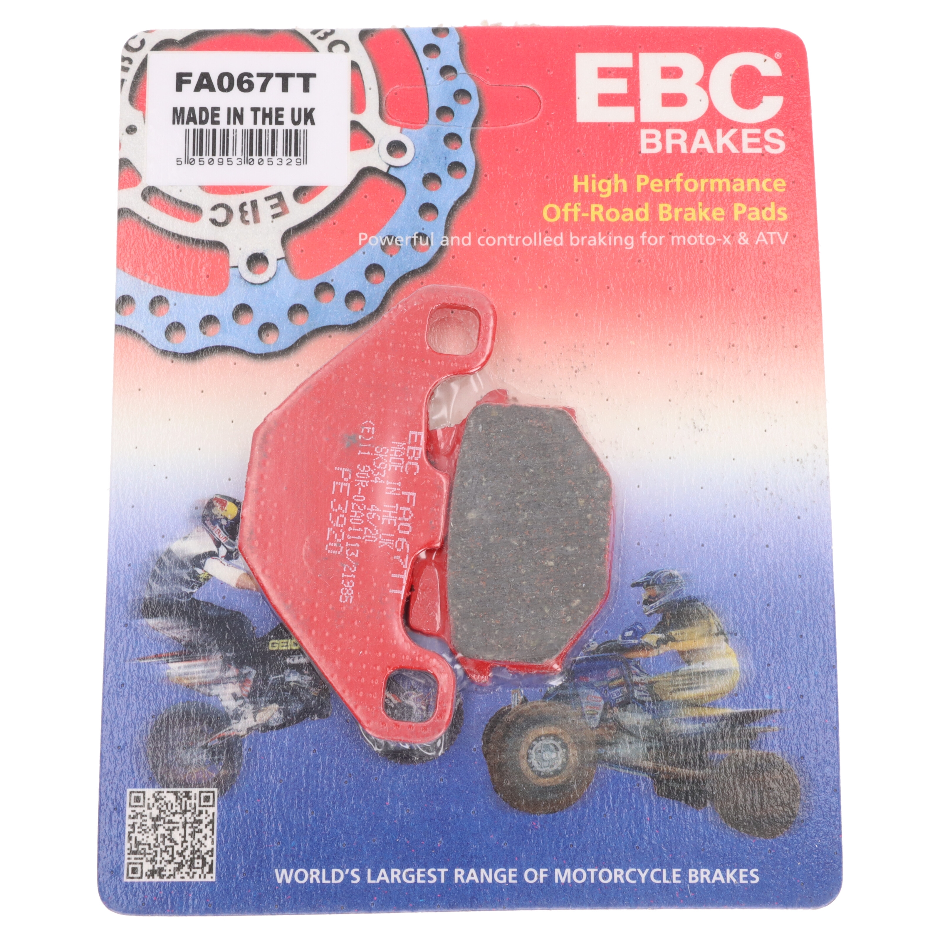 EBC FA067TT Bremsbeläge für Kawasaki KM XBJ KLR ZGPZ KX KLF Aprilia Husaberg Suzuki Yamaha