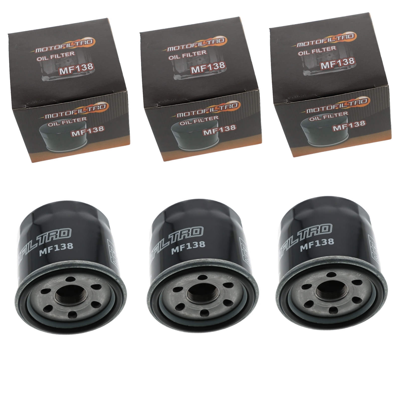 3x Ölfilter für Suzuki GSF 600 1200 1250 AN DL Aprilia Cagiva Kawasaki Kymco Sachs