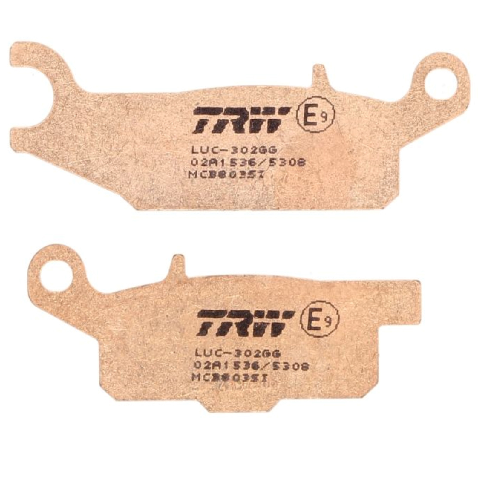 TRW MCB802SI Sintermetall Bremsbeläge vorne rechts für Yamaha YFM700 Kodiak YFM250 R YFM550 Grizzly