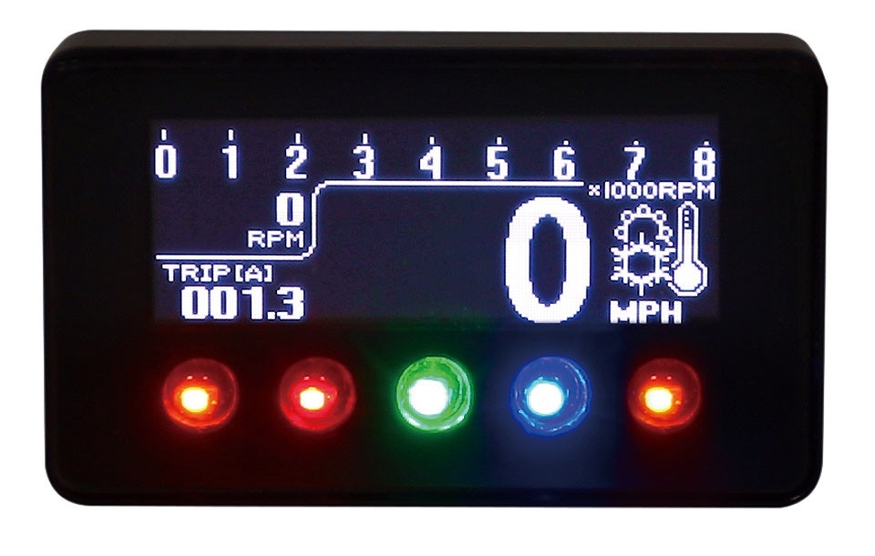 KOSO Digitales Multifunktions-Cockpit schwarz D1-OLED