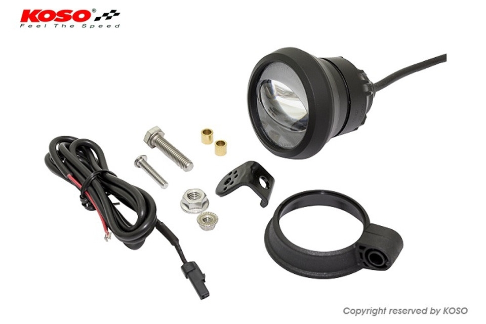 KOSO LED-Nebelscheinwerfer schwarz