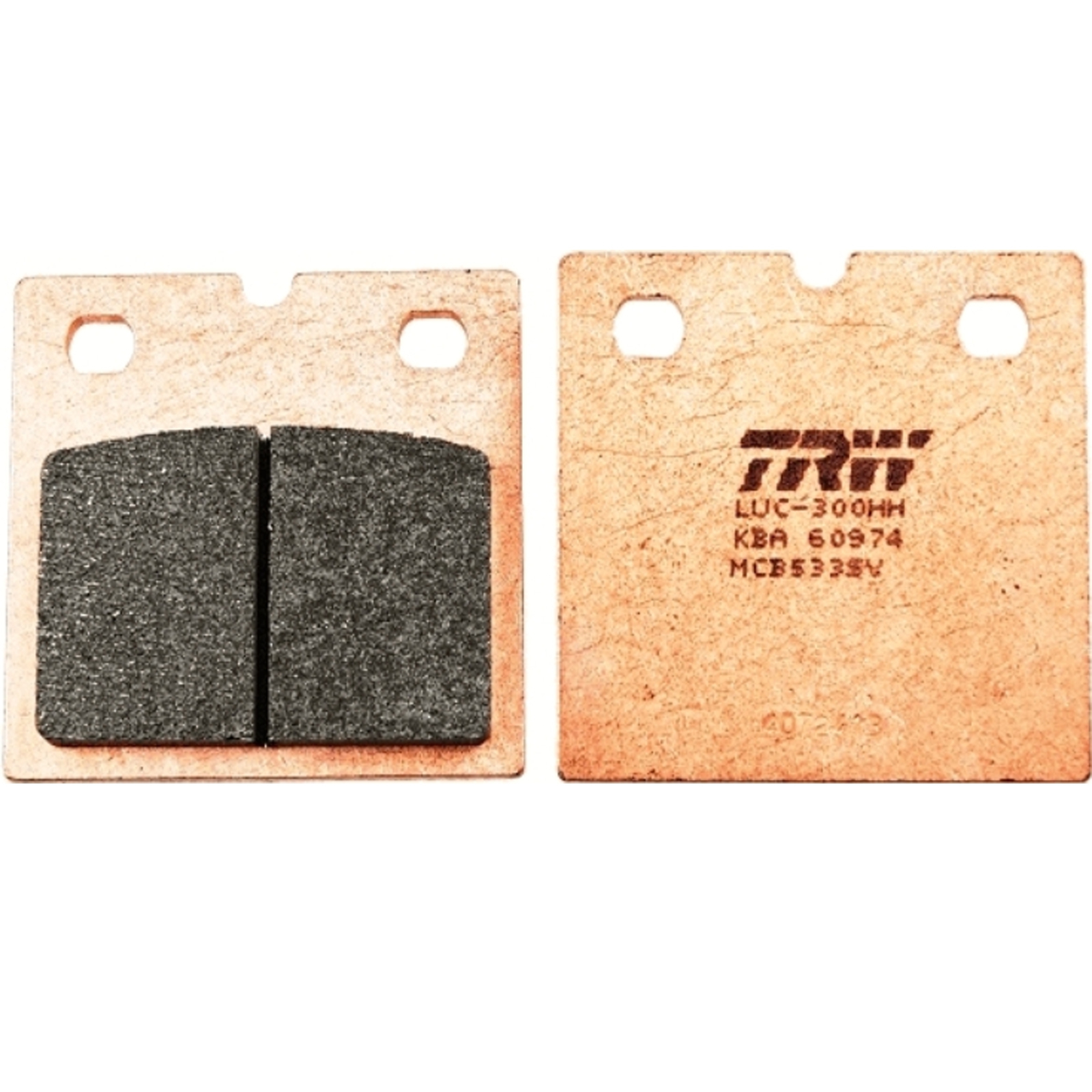 TRW MCB533SV Sintermetall Bremsbeläge vorne für BMW R65 3Serie Monolever R80 R RT/2 R80 GS Paralever R100 GS