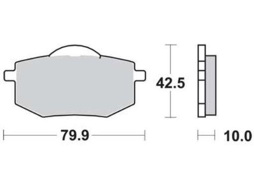 TRW MCB587 Bremsbelag vorne für Yamaha XV535 Virago 1988 - 1994 2YL 3BR H N SH