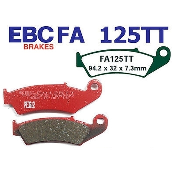 EBC Bremsbeläge FA125TT für Honda CR NX XR 125 250 500 600 R MD21 MD25
