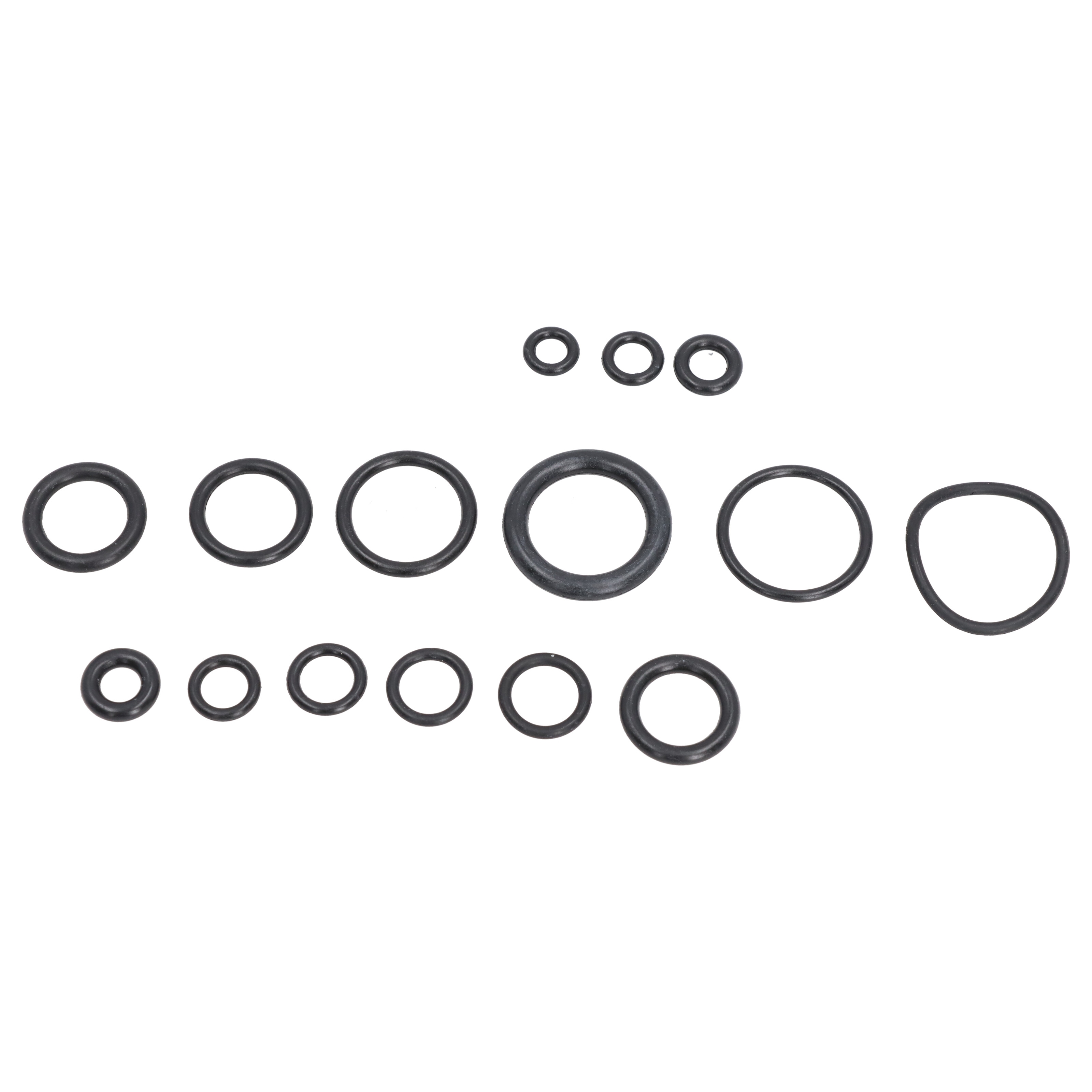 225-teiliges O-Ring Sortiment Dichtungsringe 3-22 mm Klimaanlage Gummidichtung