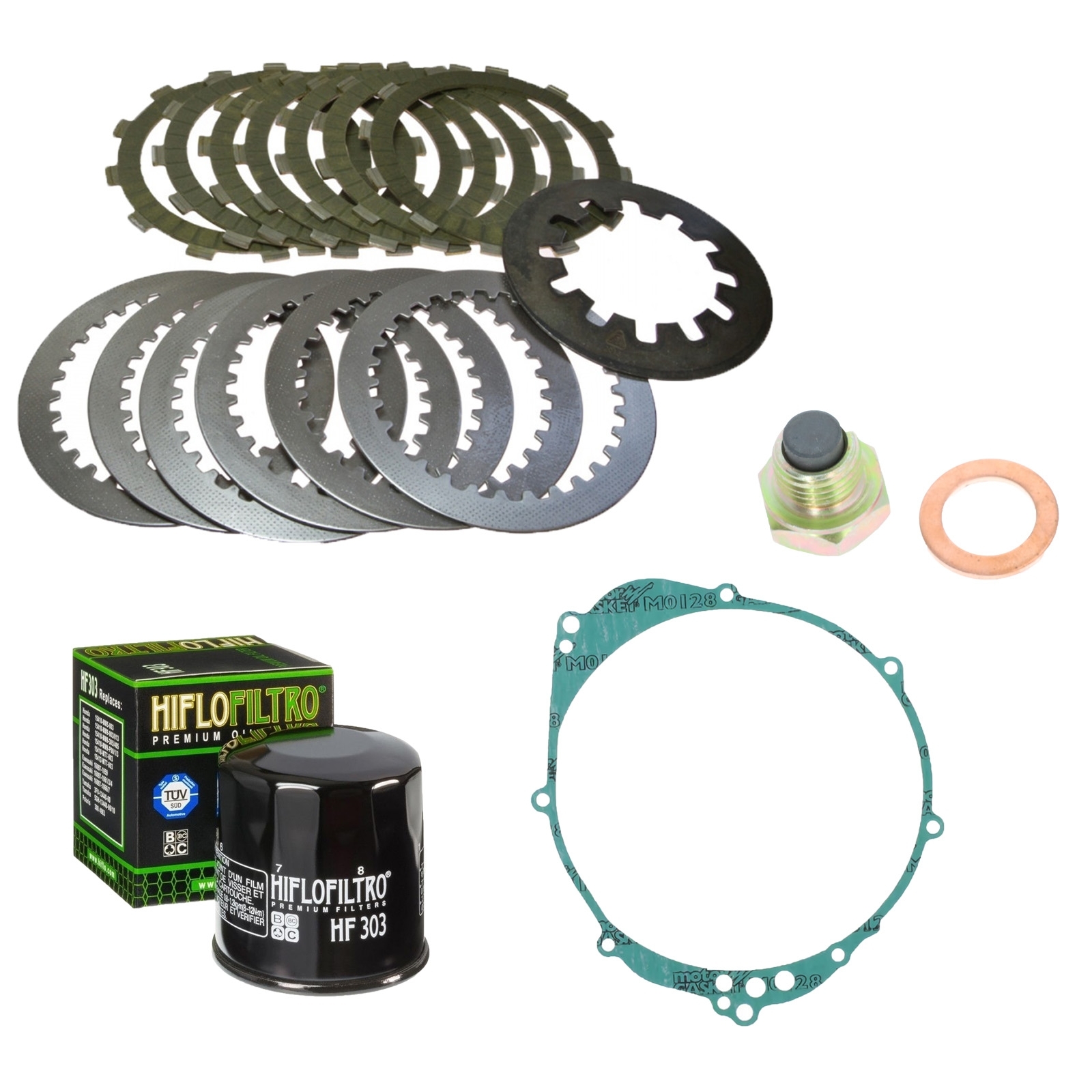 Kupplung für Yamaha YZF-R1 1000 1998 RN011 RN012 Reparatursatz verstärkt + Deckeldichtung
