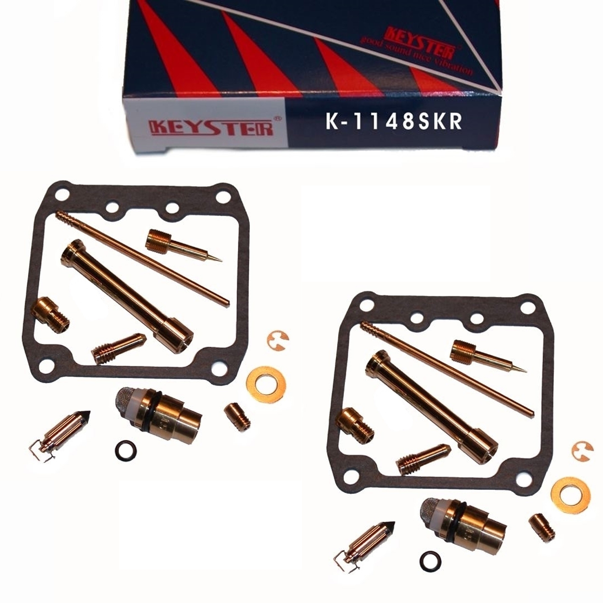 2x Keyster K-1148SKR Vergaser Reparatursatz für Suzuki VX 800 VX800 1990-1997 VS51B