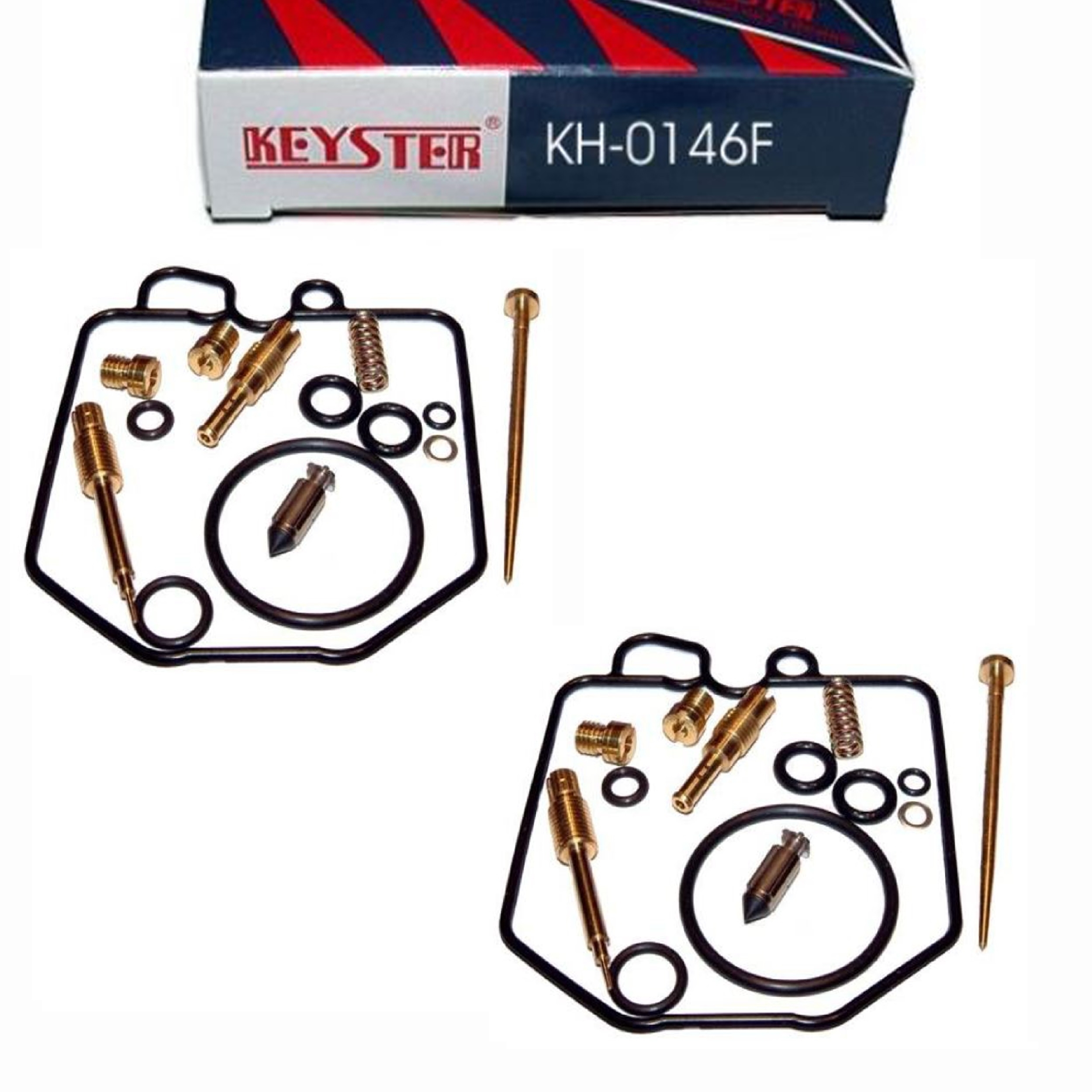 2x Keyster KH-0146F Vergaser Reparatursatz für Honda CB250 T Twin 1977 - 1978 CB250T