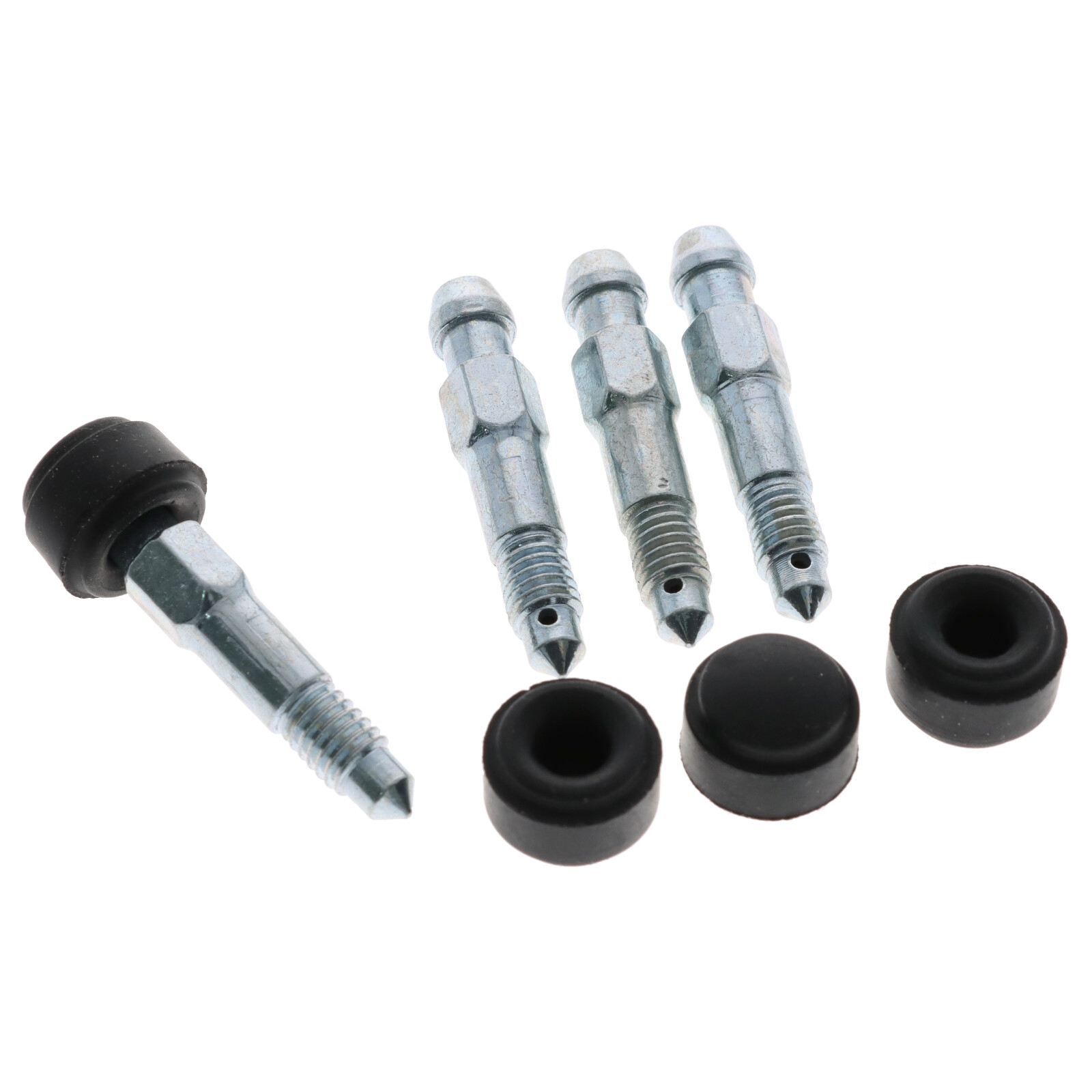 4x Quick Brake QB0069-4 Bremssattel Entlüfterschraube Entlüftungsventil M7x1x28 SW7 mit Kappen