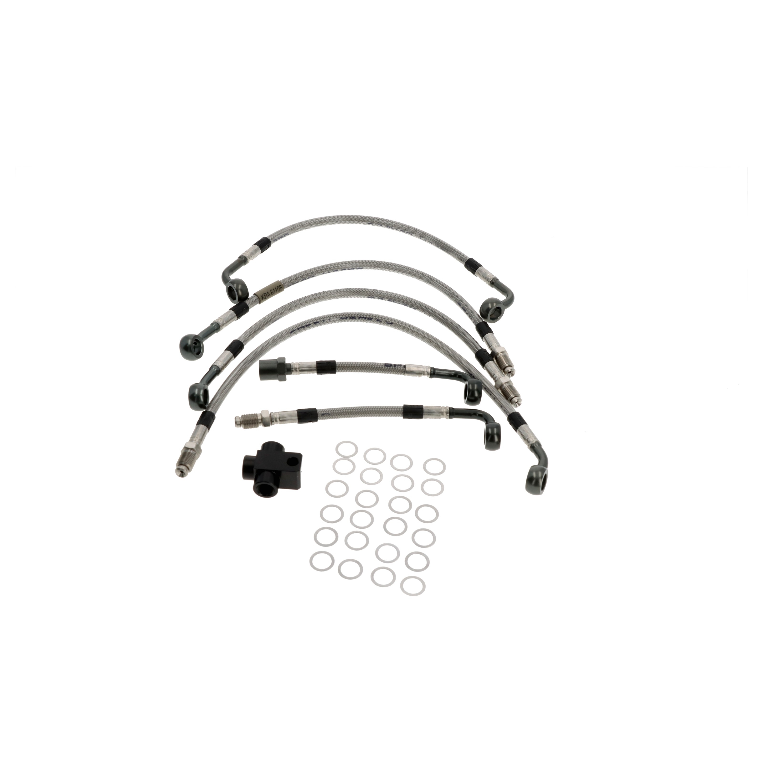 Stahlflex Bremsschlauch Kit für BMW K 1200 RS K12/14 2001-2005