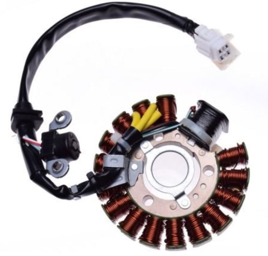 Lichtmaschinen Stator für 125ccm Yamaha Majesty 98-09 Teos Maxster MBK Skyliner