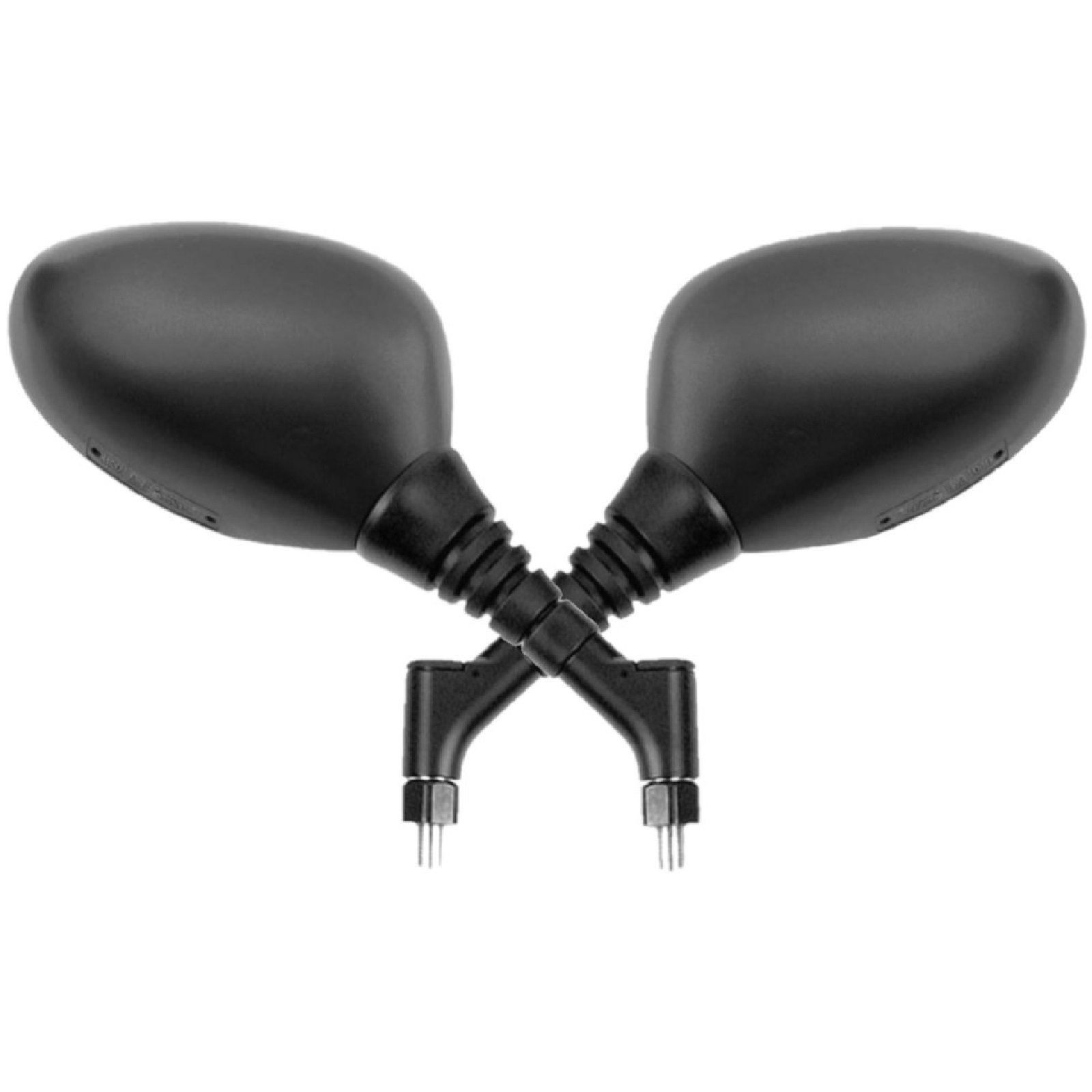 Spiegelpaar für Yamaha YP 250 1998-2003 400 2004-2013 Majesty in schwarz e-geprüft