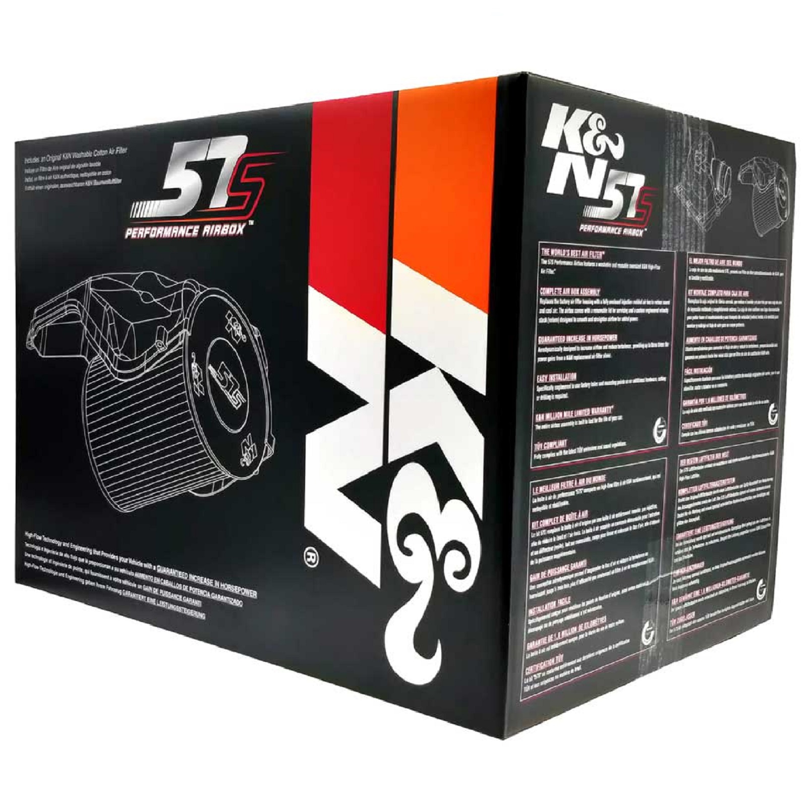 K&N Einlassfilter Performancekit für Alfa Romeo 2008-20 Fiat 2007-14 1.4 Motor