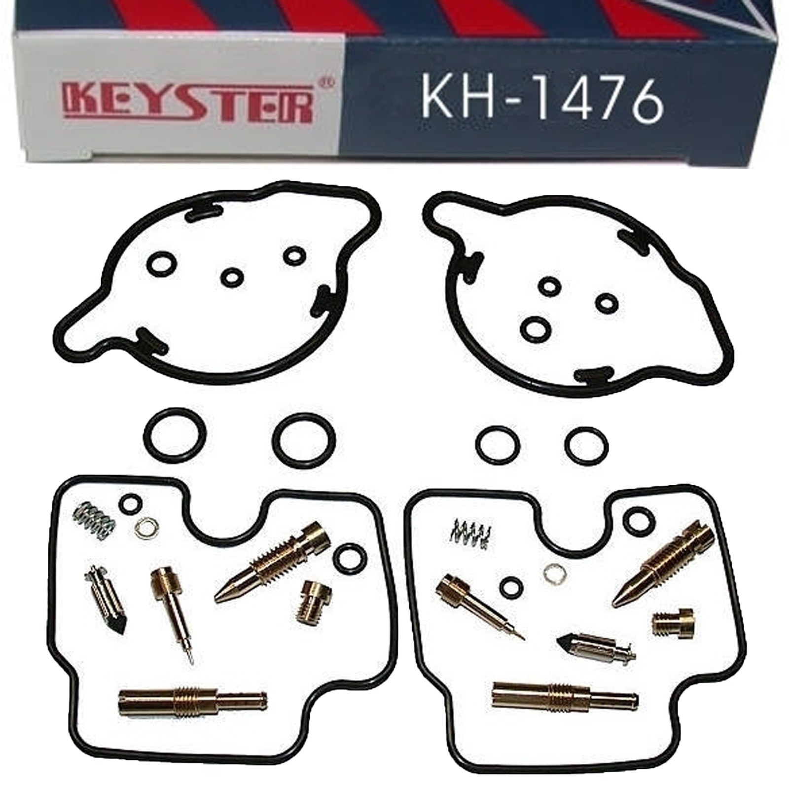 Keyster KH-1389 / KH-1476 Vergaser Reparatursatz für Honda XRV750 Africa Twin 1993 - 1995 RD07