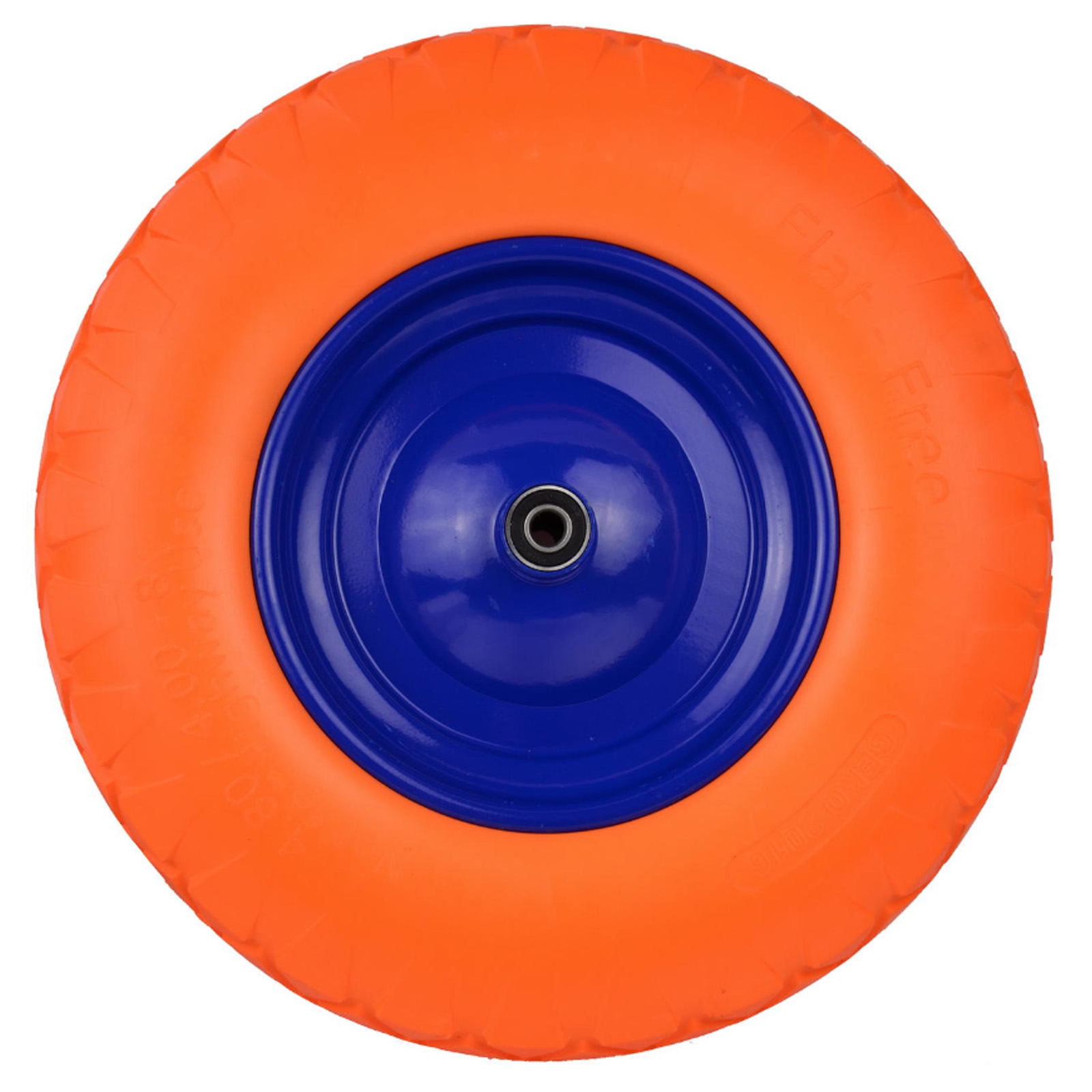 Reifen Schubkarrenrad 4.00-8 4.80-8 pannensicher PU Vollgummi Schubkarrenreifen orange