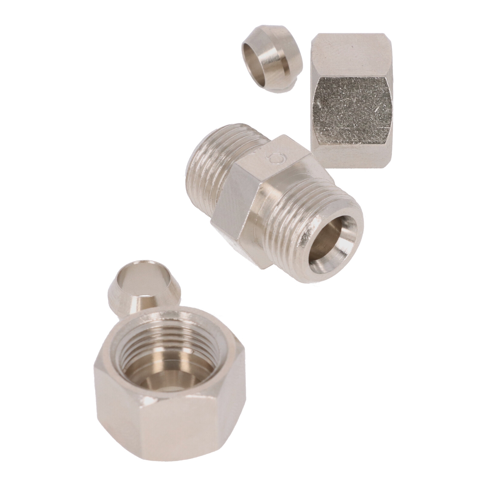 Quickbrake QBSTT6.0 Bremsleitungsverbinder Schnellverbinder 6mm einschraubbar ohne bördeln