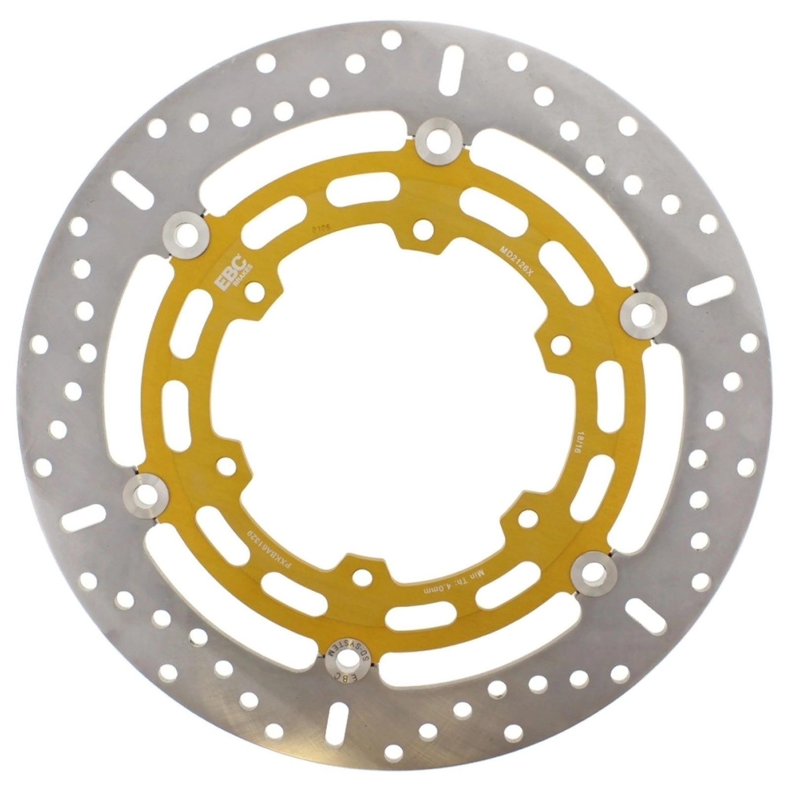 EBC Bremsscheibe MD2126X Yamaha MT-01 1700  RP121 2005-2006