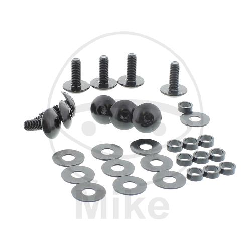 Pro Bolt Linsenschrauben-Satz M6 x 1.00mm 10mm schwarz