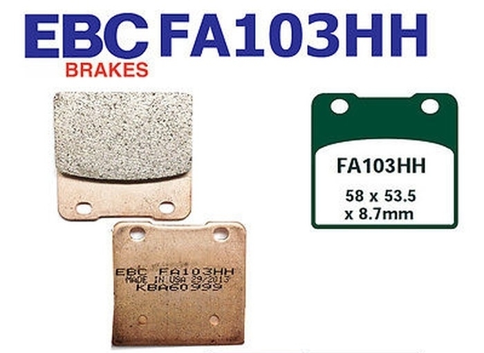 Bremsbeläge FA103HH für Suzuki R VS GSX-R VL Gamma C GLU GLP GLF E EF ES F LC