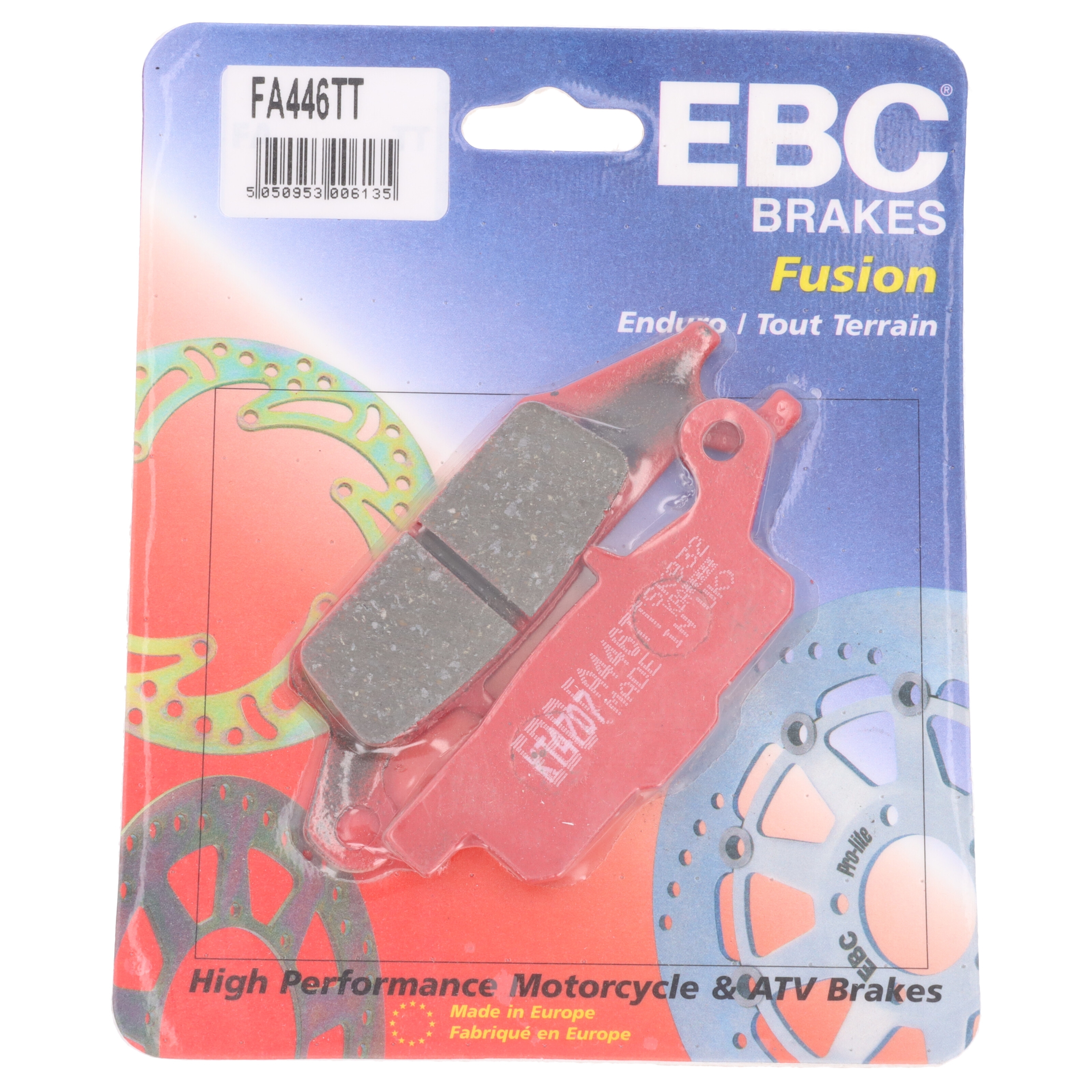 EBC FA446TT Redstuff Carbon TT Bremsbeläge hinten für Yamaha Grizzly ATV Quad