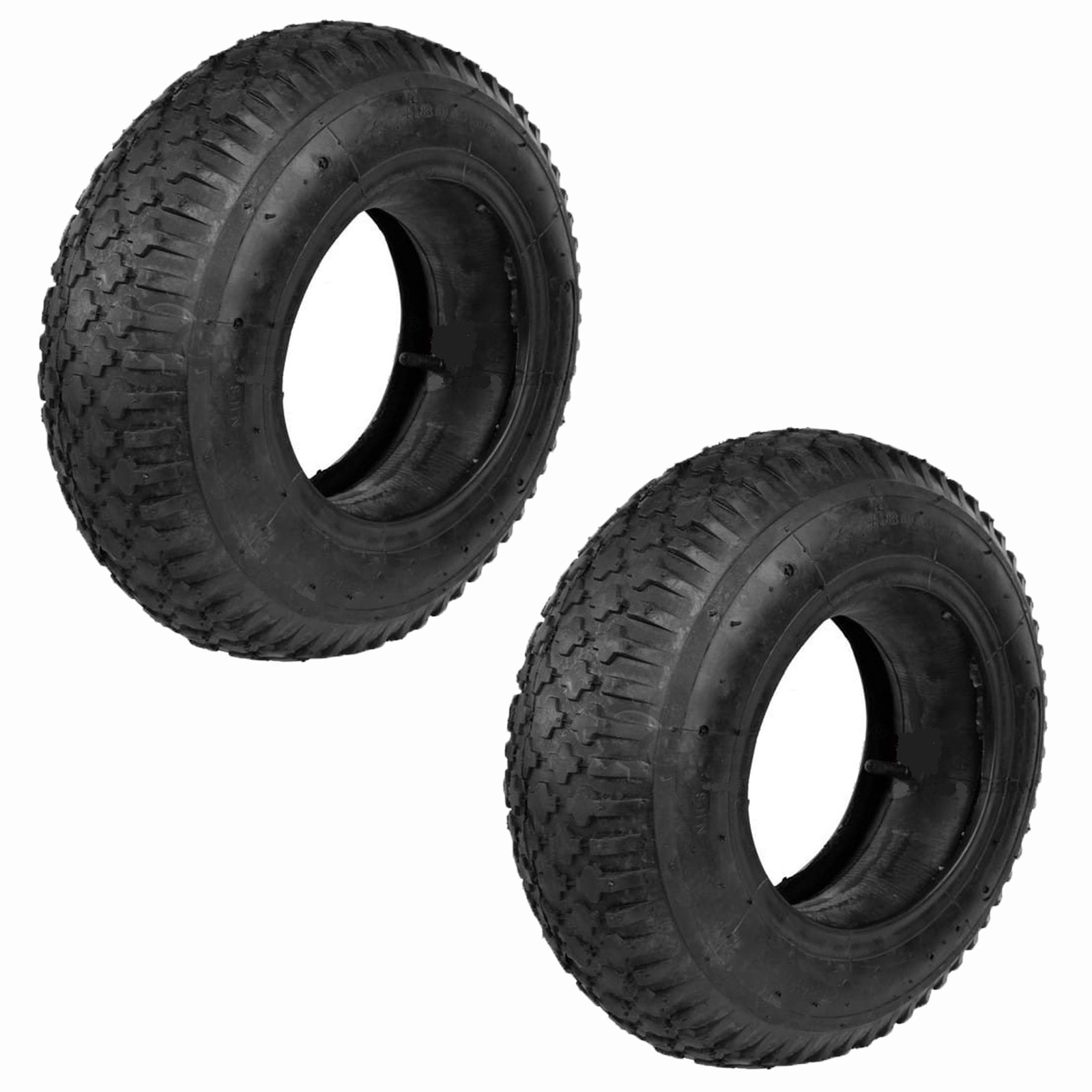 2x Reifen mit Schlauch Luftreifen Schubkarre Schubkarrenreifen 4.80/4.00-8
