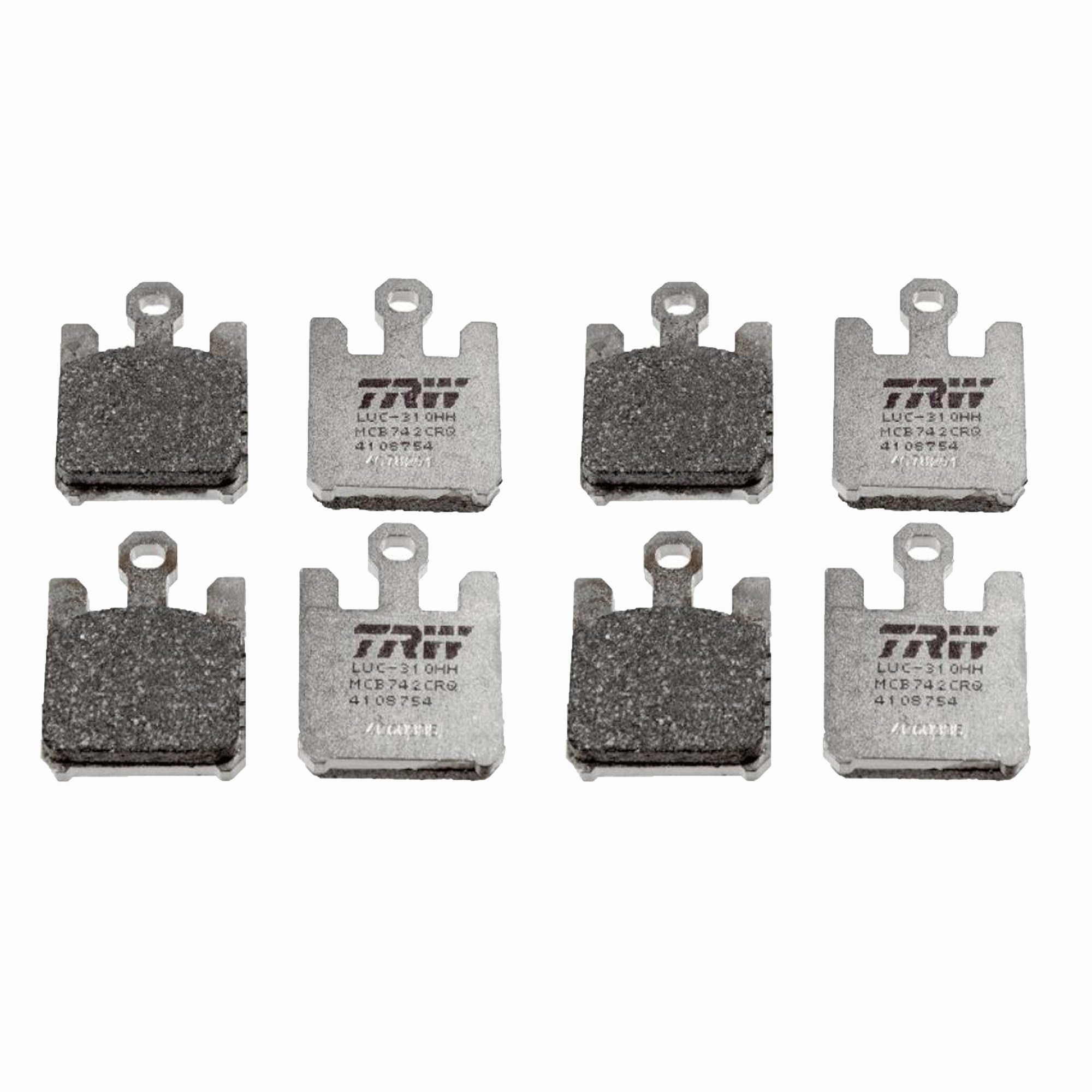 2x TRW Bremsbeläge vorne MCB742CRQ Suzuki GSXR1000 Kawasaki ZX6R ZX6RR ZX10R ZX12R