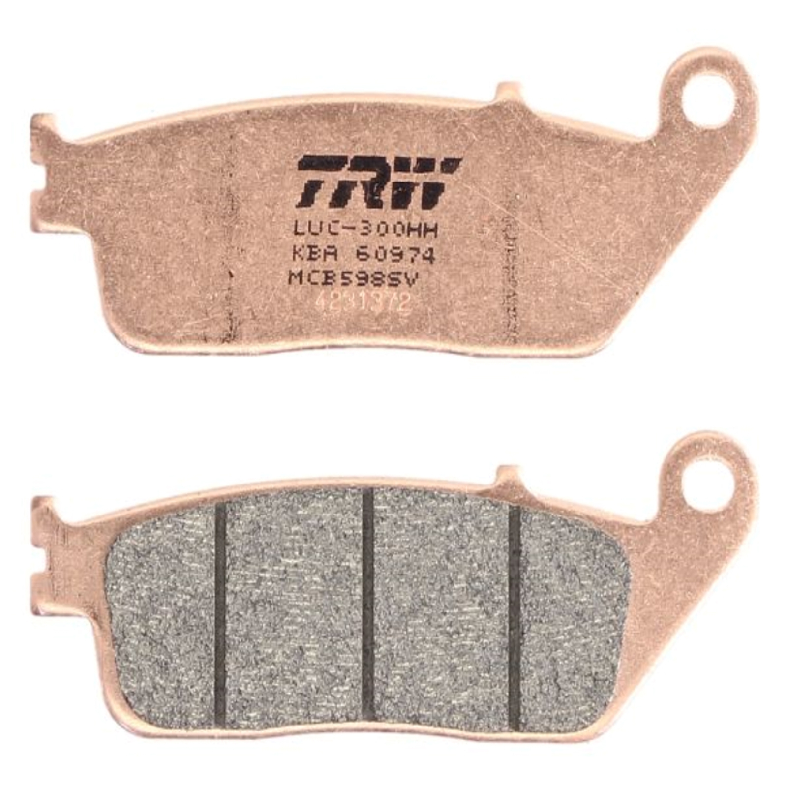 TRW MCB598SV Sintermetall Bremsbeläge vorne für Honda CB CBR Suzuki GSF Kawasaki Kymco Triumph