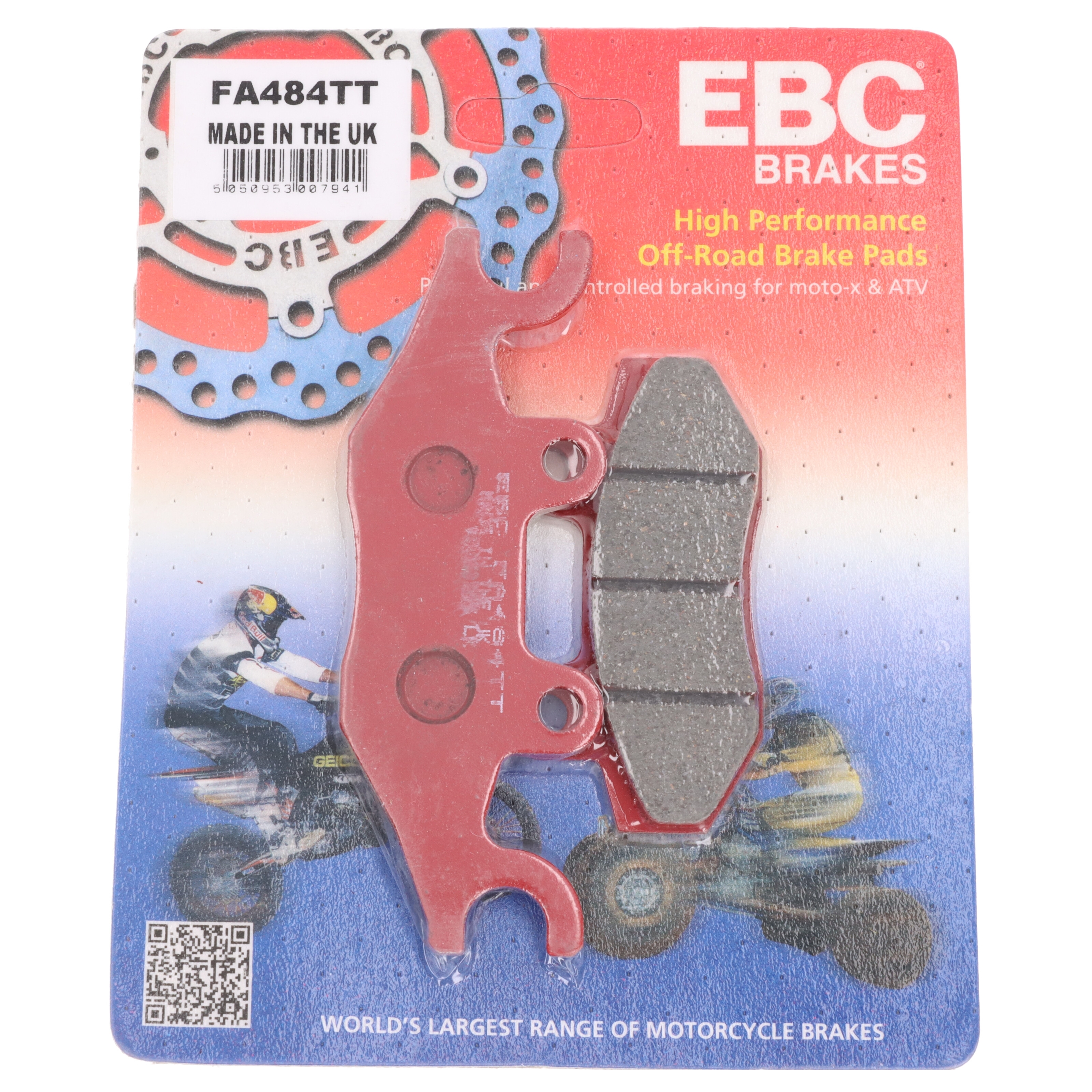 EBC FA484TT Bremsbeläge für Cectek/Herkules Kingcobra Estoc 500 09-15 Quadrift 500 08-15 TGB X-Large X-Motion
