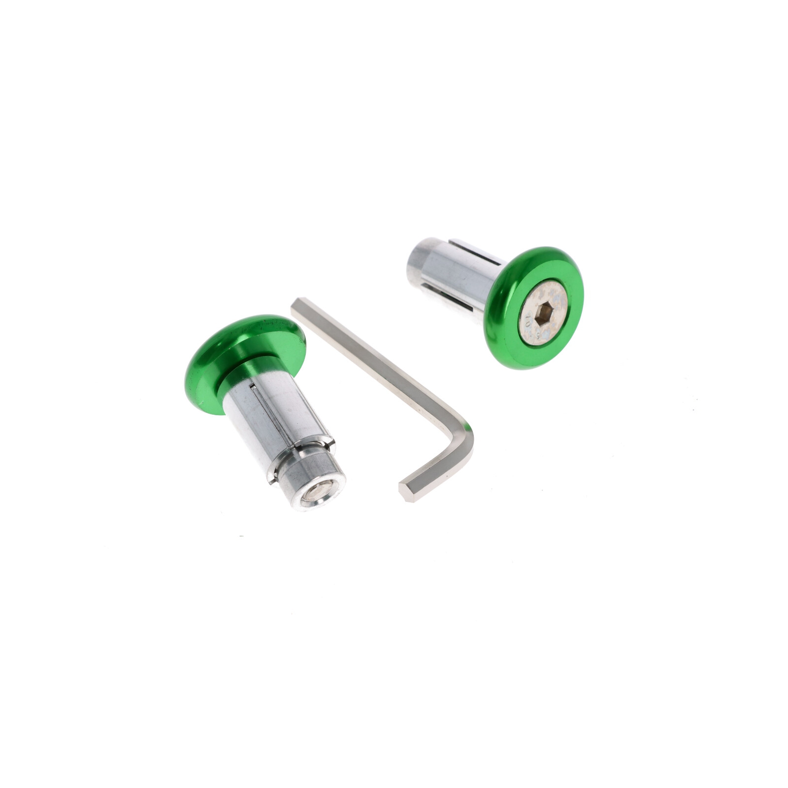 Motorrad Quad Roller Lenkerenden Lenkergewichte 2x32g grün für Lenker 13-19 mm