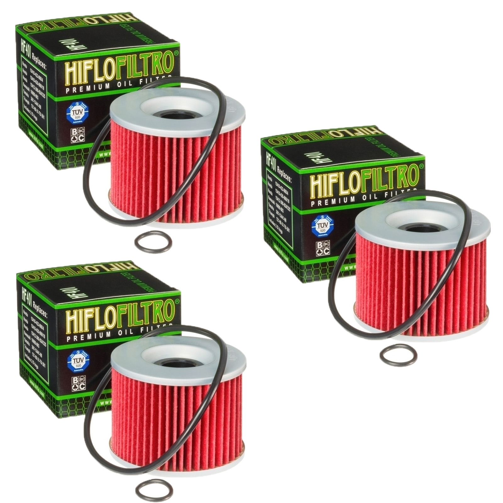 3x Hiflo Ölfilter für Kawasaki EL GPZ Z GTR ZR ZRX Yamaha XJR FJR Honda CB 900 CB Four GL