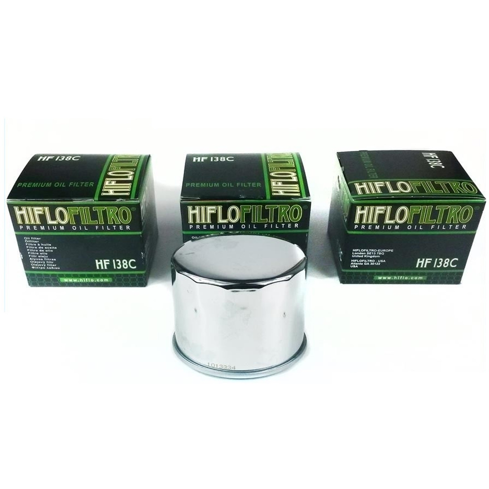 3x Hiflo HF138C Ölfilter für Suzuki GSF 600 1200 1250 AN DL Aprilia Cagiva Kawasaki Kymco Sachs
