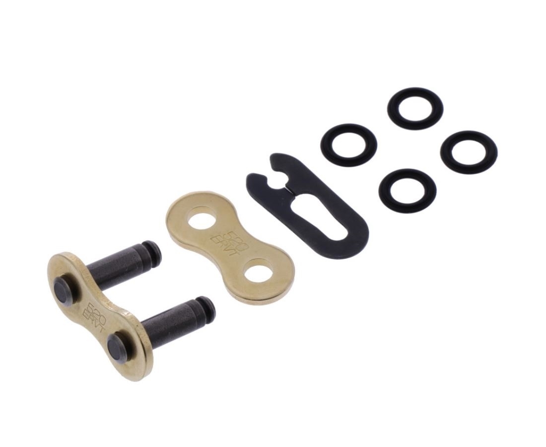 DID ERVT Enduro Motocross X-Ringkette Gold 520 Teilung 118 Glieder +Clipschloss