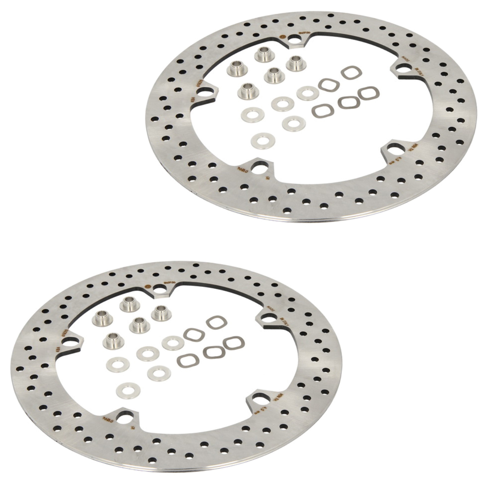 2x Brembo 168B407D6 Bremsscheibe vorne für BMW R1200 2008-2018 F750 850 2018-21 F850 850 2018-22