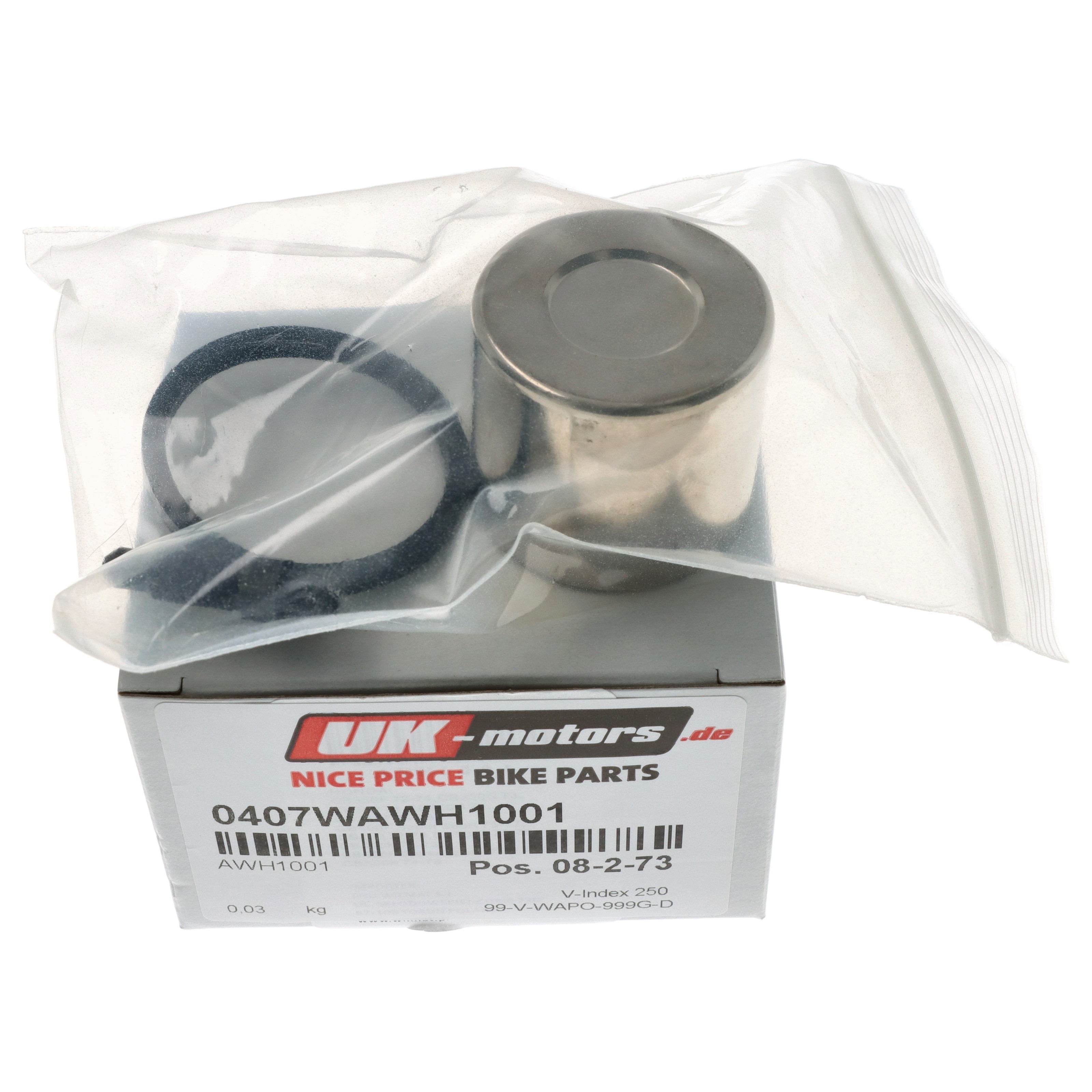 Bremssattelkolben Reparatursatz vorne für Honda CB350 CB360 CB400 CB450 CB500 CB550