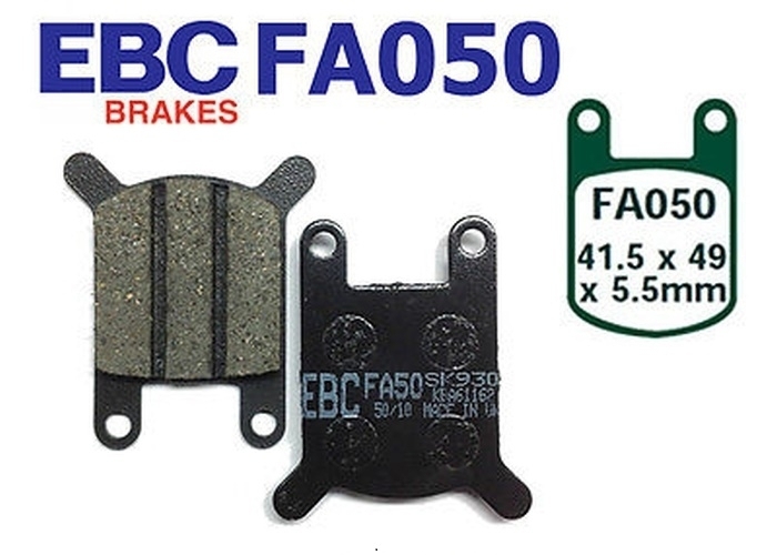 EBC FA050 Blackstuff Bremsbeläge vorne für Malaguti Puch Sachs 50 80 Ultra Zündapp KS