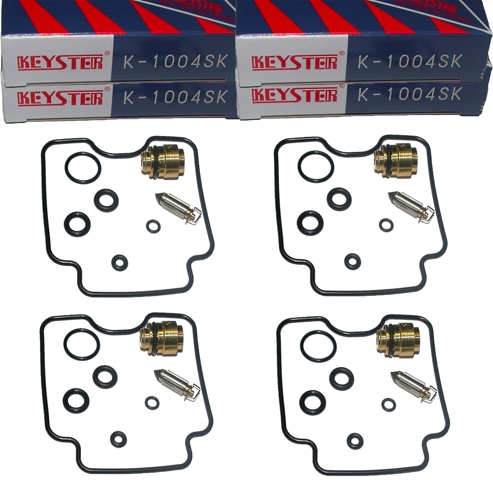 4x Keyster K-1004SK Vergaser Reparatursatz für Suzuki GSF 1200 Bandit  GSX 750 F