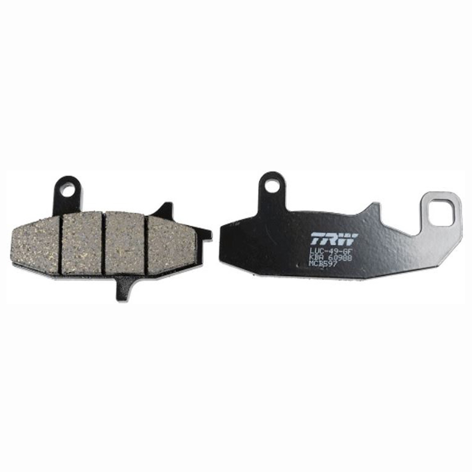 TRW MCB597 Bremsbeläge vorne für Suzuki DR 650 R RU REU RSEU DR750 Big DR800 Big